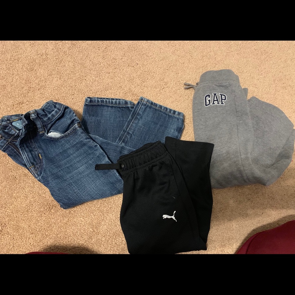 Gap and puma pants for toddler boy